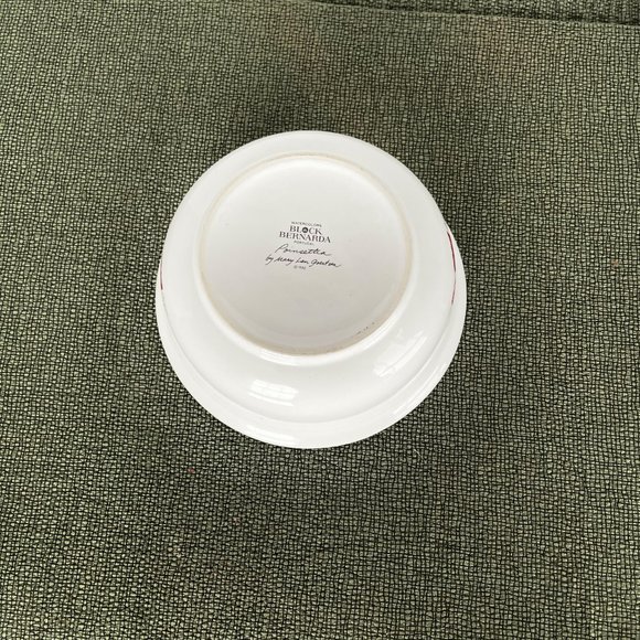 Vintage Christmas Holiday (2 Piece) Chip & Dip Set Poinsettia by BLOCK,Goertzen - Picture 5 of 9